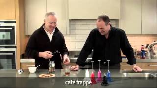 How to make a frappé coffee using an aerolatte milk frother [upl. by Hughes352]