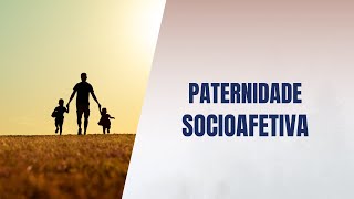 Paternidade socioafetiva [upl. by Eikkin]