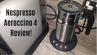 Nespresso Aeroccino 4 Milk Frother Review  Worth upgrading from the Aeroccino 3 [upl. by Prue]