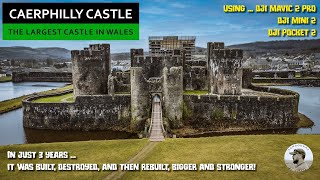 Caerphilly Castle  The Largest in Wales 2nd in Britain [upl. by Anaitat]