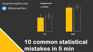 Ten Statistical Mistakes in 5 Min [upl. by Nosrak514]