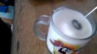 Aerolatte Review Frothing Cold Milk In Under 1 Minute [upl. by Yewed645]